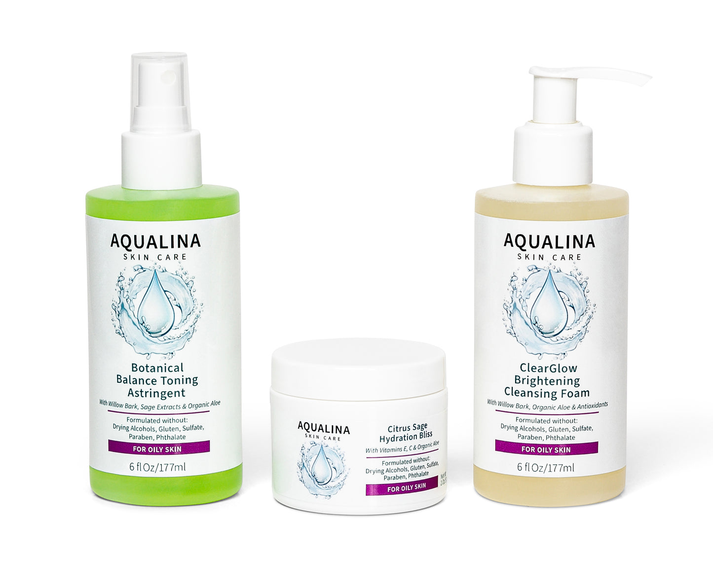 Brightening and Hydrating Balance Kit for Oily Skin